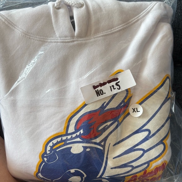 THE HUNDREDS Adam Bomb Men’s White Hoodie in Size XL BNWT - Picture 3 of 11